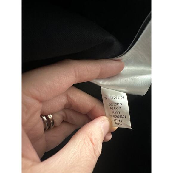 Gap Navy Wool blend pea coat size XS - Picture 5 of 6